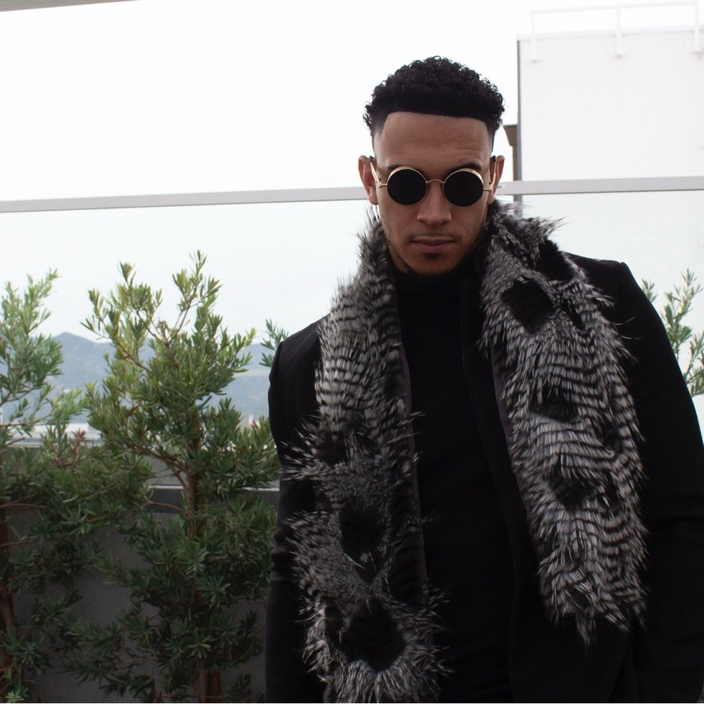 Stylish Black and Gray Unisex Scarf